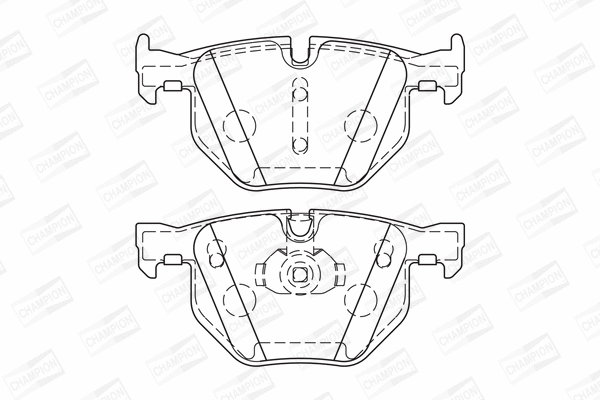 Brake Pad Set, disc brake (573744CH)
