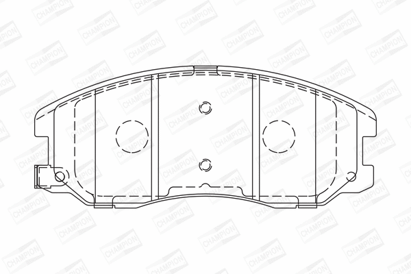 Brake Pad Set, disc brake (572570CH)