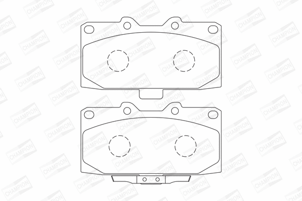 Brake Pad Set, disc brake (573736CH)