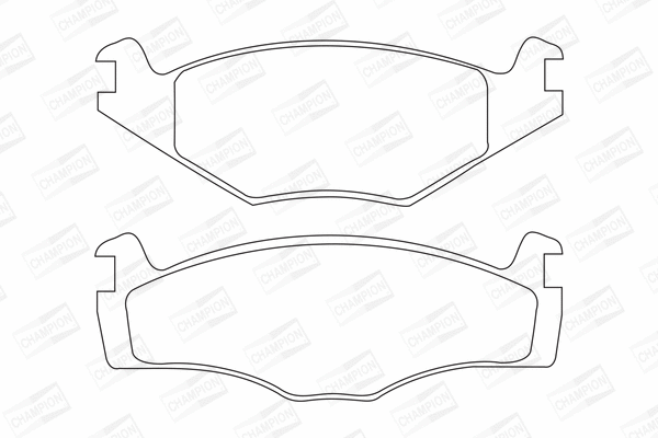 Brake Pad Set, disc brake (571317CH)