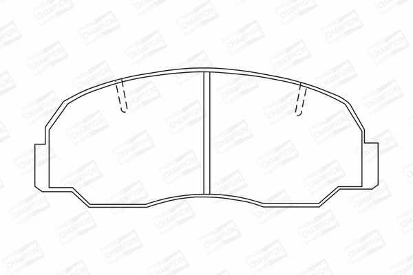 Brake Pad Set, disc brake (572293CH)