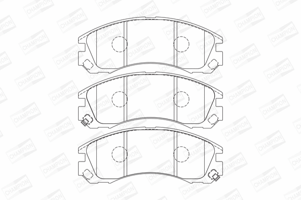 Brake Pad Set, disc brake (572447CH)