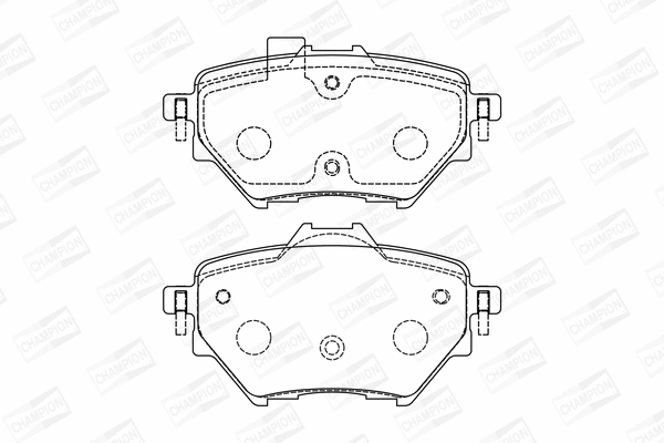 Brake Pad Set, disc brake (573605CH)