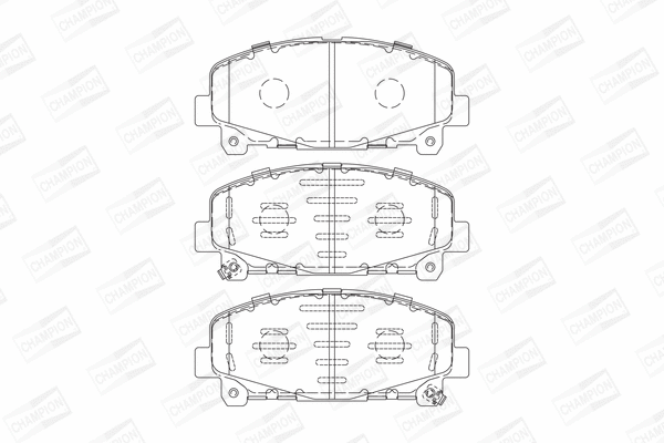 Brake Pad Set, disc brake (572635CH)