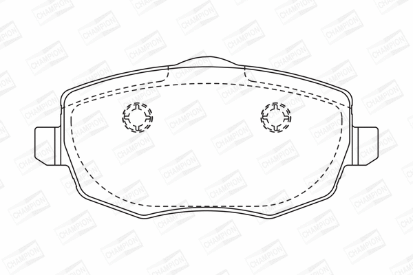 Brake Pad Set, disc brake (573144CH)