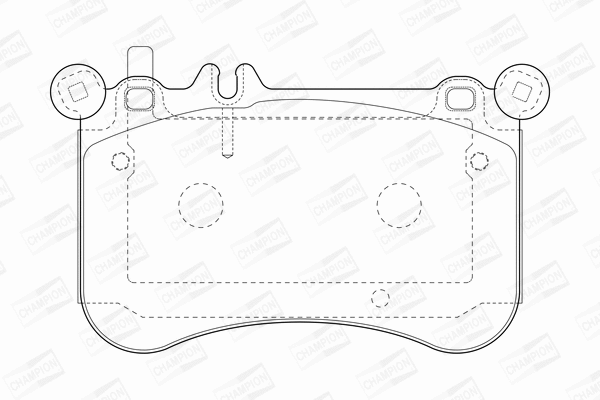 Brake Pad Set, disc brake (573356CH)