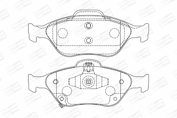 Brake Pad Set, disc brake (572576CH)