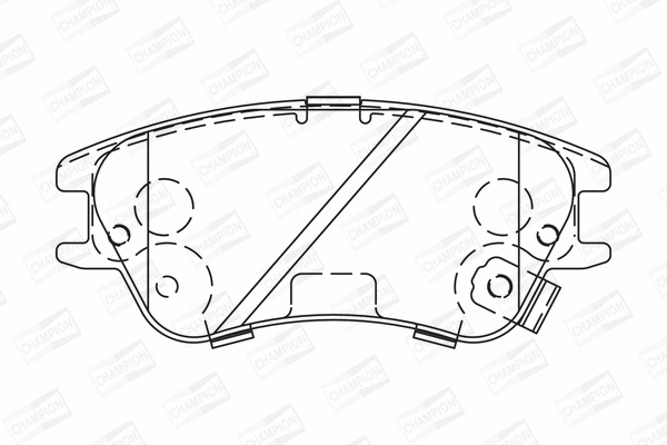 Brake Pad Set, disc brake (573642CH)
