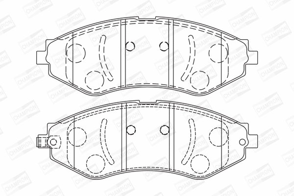 Brake Pad Set, disc brake (572408CH)