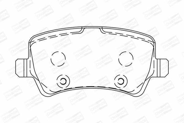 Brake Pad Set, disc brake (573748CH)