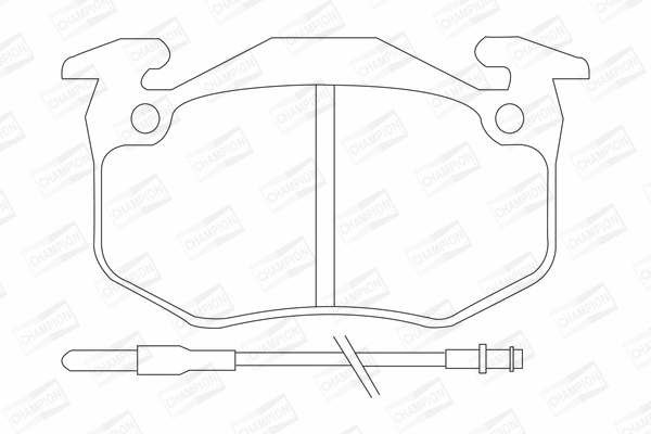 Brake Pad Set, disc brake (571331CH)