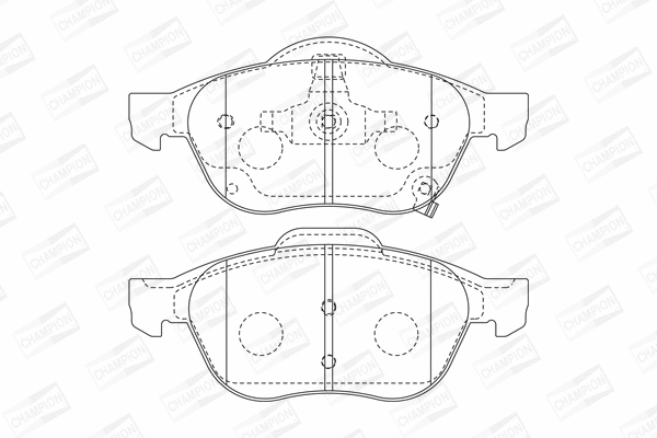 Brake Pad Set, disc brake (572481CH)