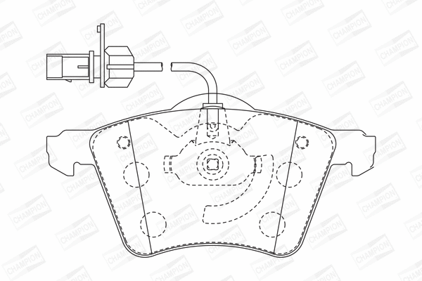 Brake Pad Set, disc brake (573206CH)
