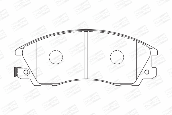 Brake Pad Set, disc brake (572540CH)