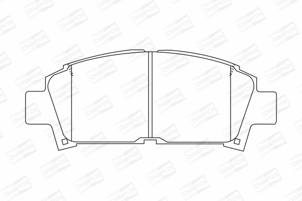 Brake Pad Set, disc brake (572357CH)