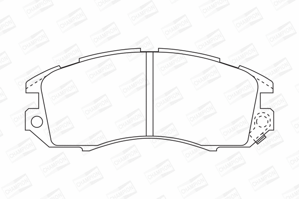 Brake Pad Set, disc brake (572275CH)