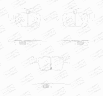 Brake Pad Set, disc brake (573687CH)