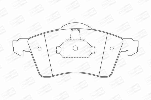 Brake Pad Set, disc brake (571934CH)