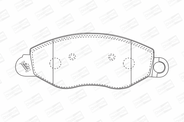 Brake Pad Set, disc brake (573110CH)