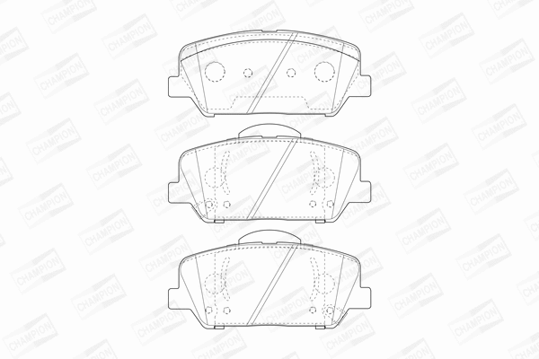 Brake Pad Set, disc brake (573447CH)