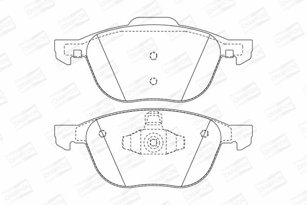 Brake Pad Set, disc brake (573209CH)