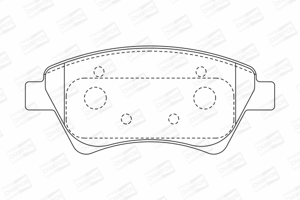 Brake Pad Set, disc brake (573124CH)
