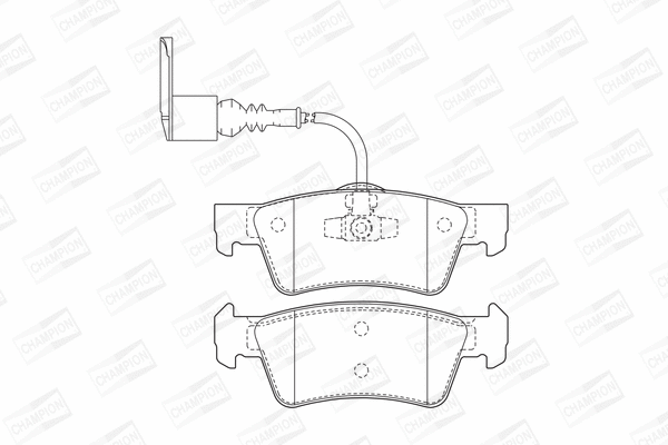 Brake Pad Set, disc brake (573303CH)