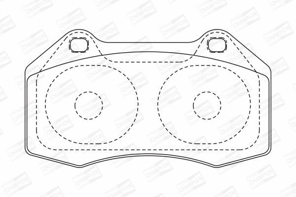 Brake Pad Set, disc brake (573253CH)
