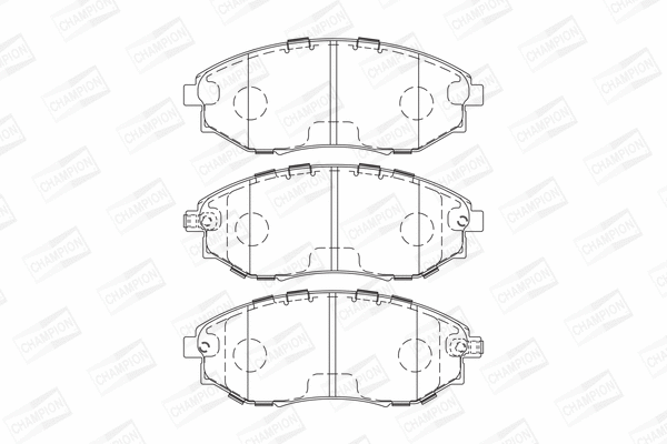 Brake Pad Set, disc brake (573751CH)