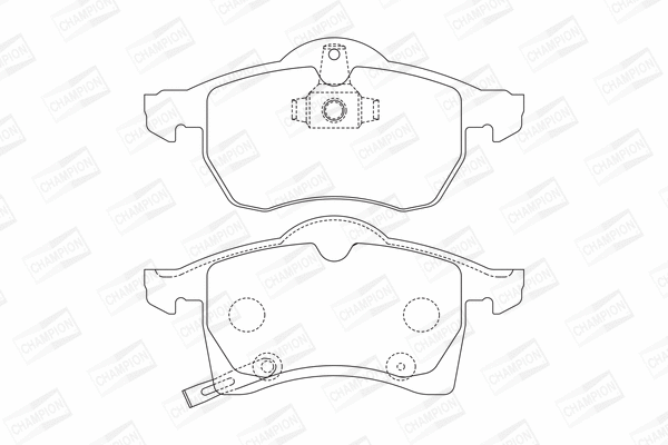 Brake Pad Set, disc brake (571975CH)
