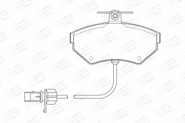Brake Pad Set, disc brake (573006CH)