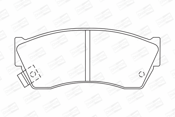 Brake Pad Set, disc brake (572179CH)