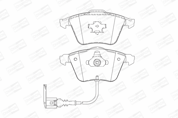 Brake Pad Set, disc brake (573197CH)