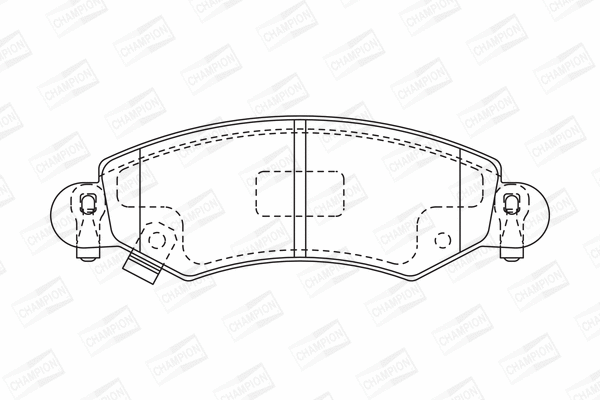 Brake Pad Set, disc brake (571981CH)
