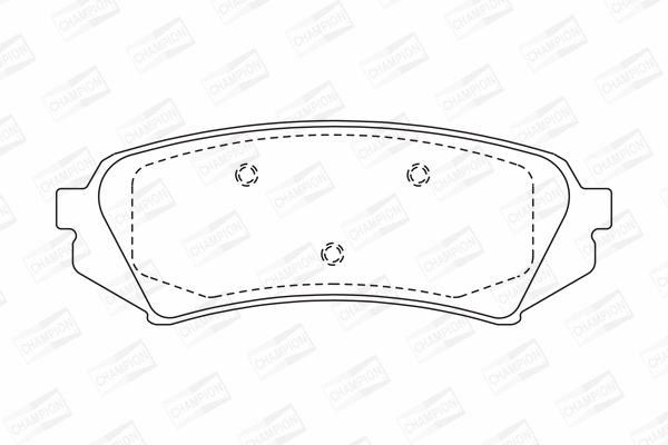Brake Pad Set, disc brake (572548CH)