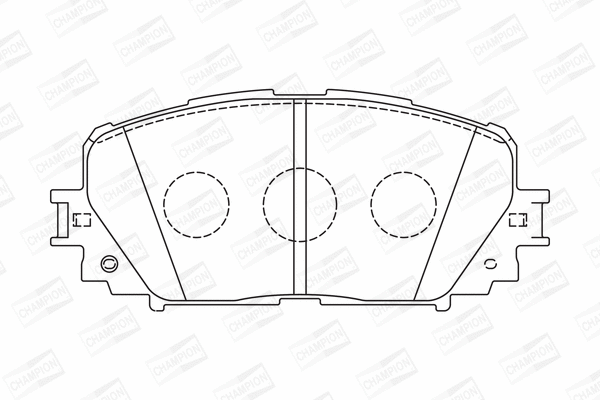 Brake Pad Set, disc brake (572594CH)