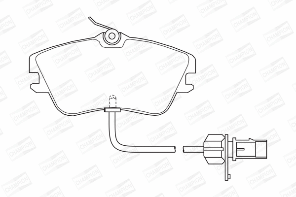 Brake Pad Set, disc brake (573050CH)