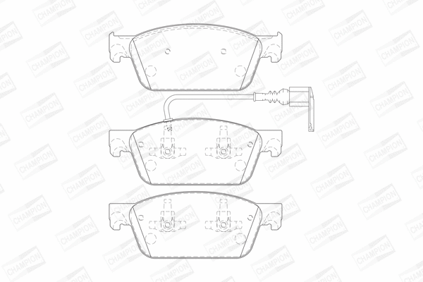 Brake Pad Set, disc brake (573330CH)