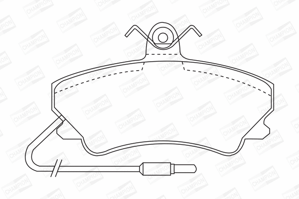 Brake Pad Set, disc brake (571511CH)