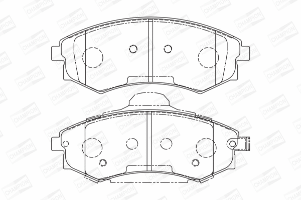 Brake Pad Set, disc brake (572496CH)