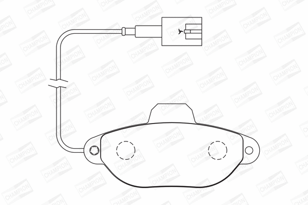 Brake Pad Set, disc brake (573267CH)