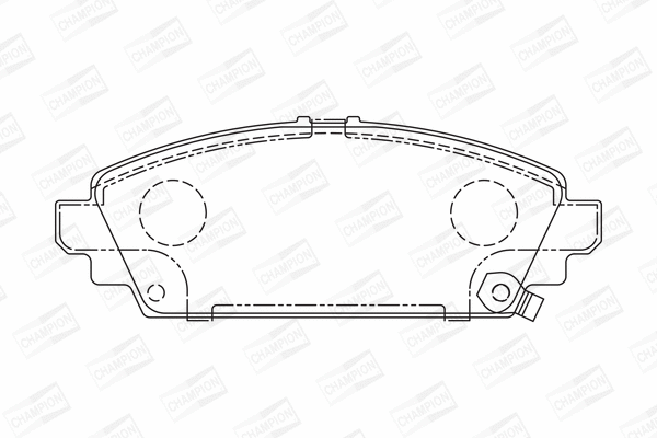 Brake Pad Set, disc brake (572464CH)