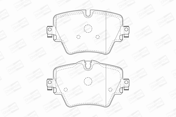 Brake Pad Set, disc brake (573612CH)