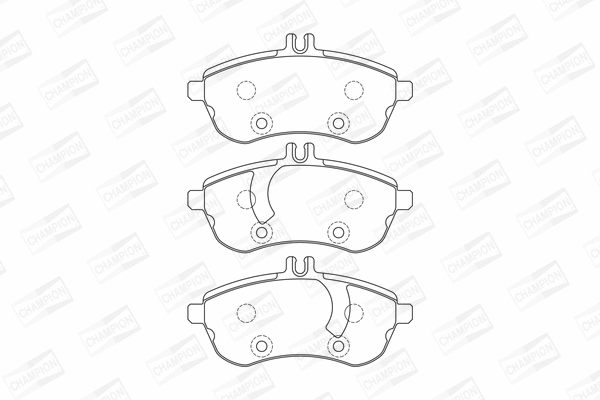 Brake Pad Set, disc brake (573257CH)