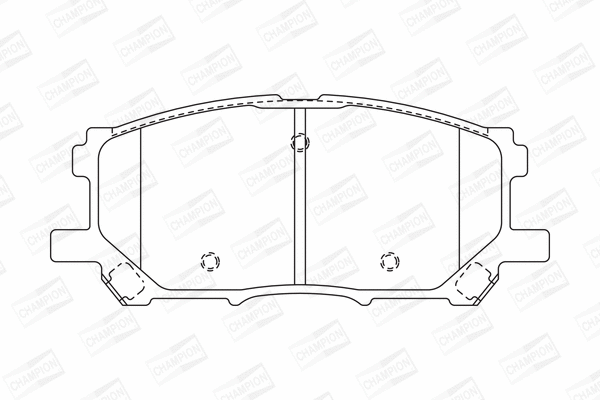 Brake Pad Set, disc brake (572562CH)