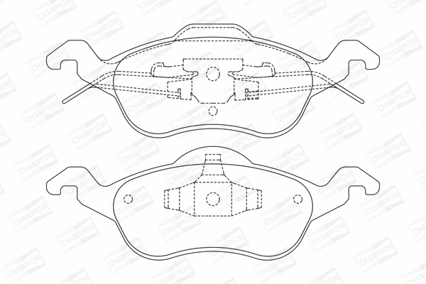 Brake Pad Set, disc brake (571967CH)
