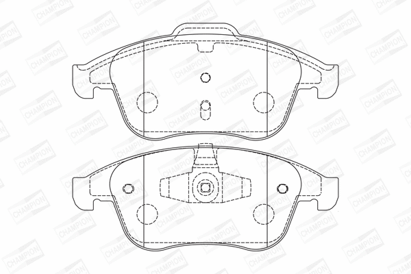 Brake Pad Set, disc brake (573316CH)