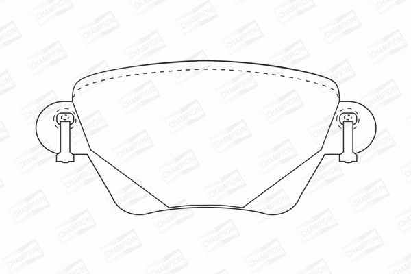 Brake Pad Set, disc brake (573012CH)