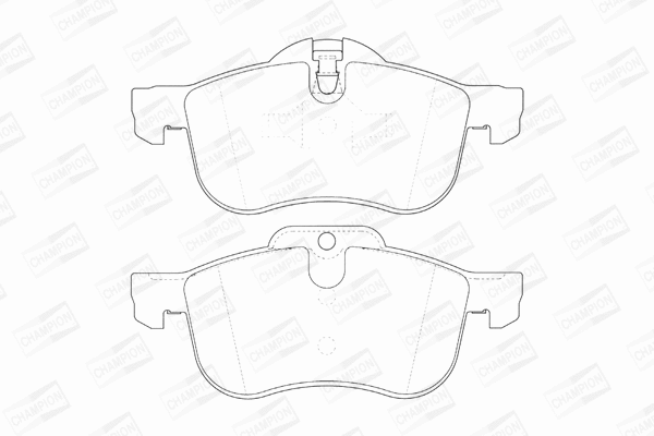Brake Pad Set, disc brake (571980CH)