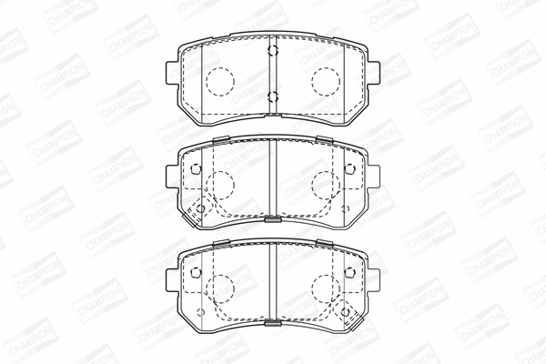 Brake Pad Set, disc brake (573757CH)
